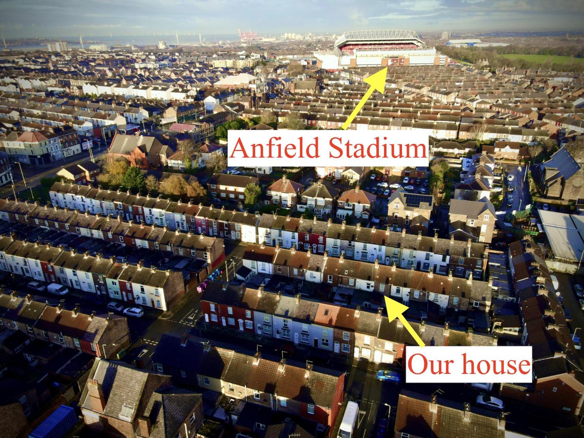 Cosy Anfield Guesthouse - Free Parking Liverpool Exterior foto